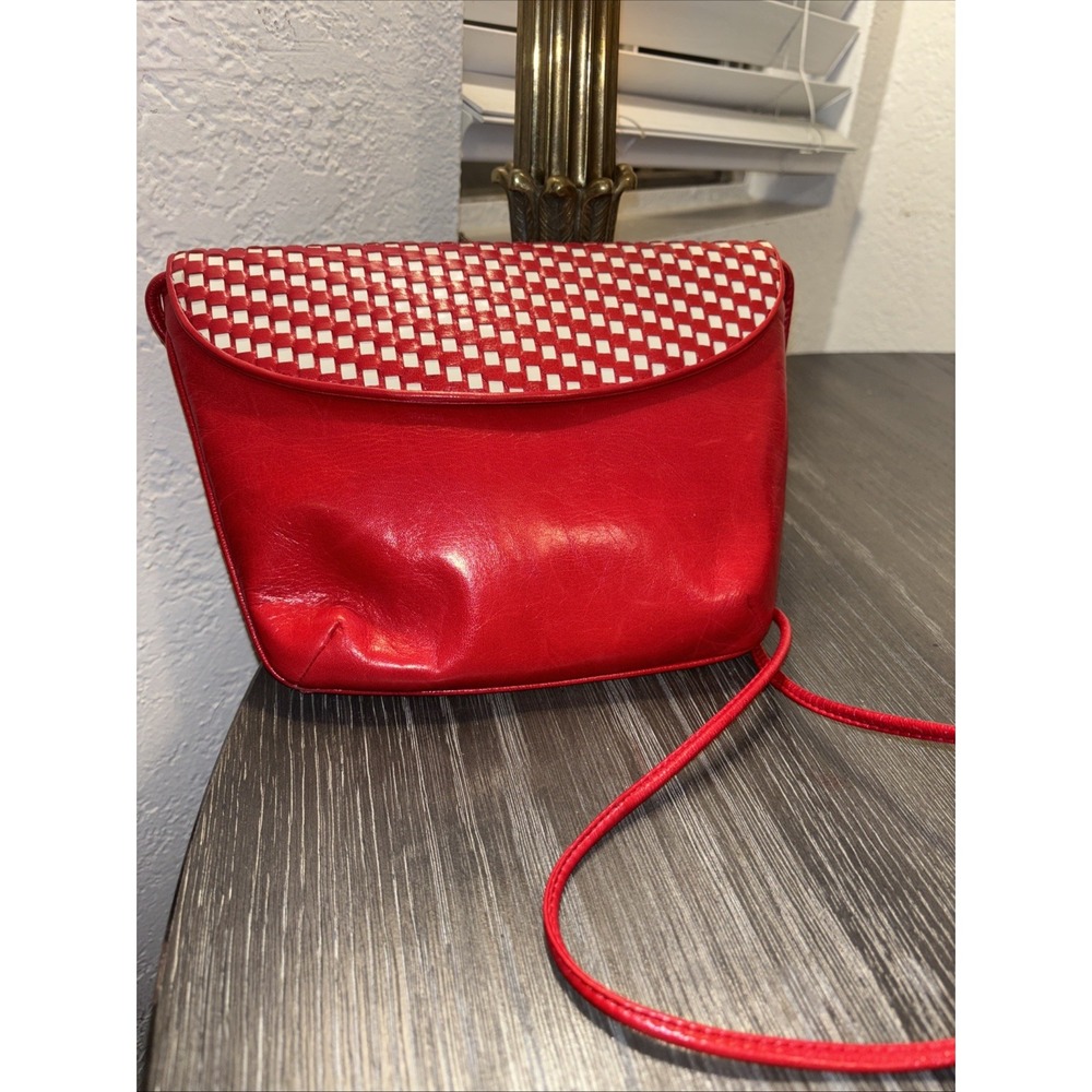 Vintage 80s Red‎ Purse